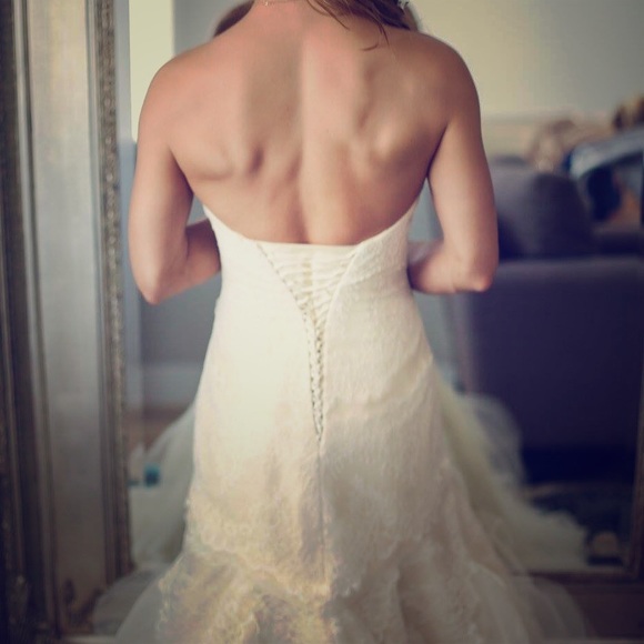 Other - Wedding Dress, real silk and lace, size 2